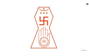 Jain  ahimsa symbols